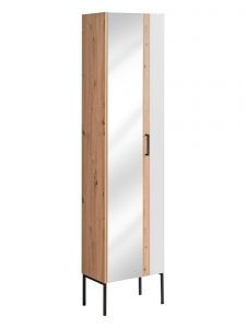 Koupelnová skříňka MADEIRA BÍLÁ 803 - vysoká se zrcadlem