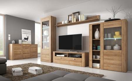 Obývací sestava LARONA Dub Riviera světlý