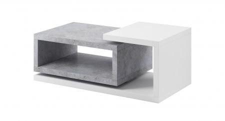 Konferenční stolek BOTA Bílá - beton Colorado